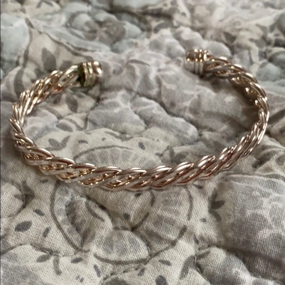 Silver tennis bracelet